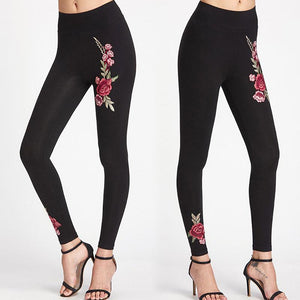 Winter Floral Leggings